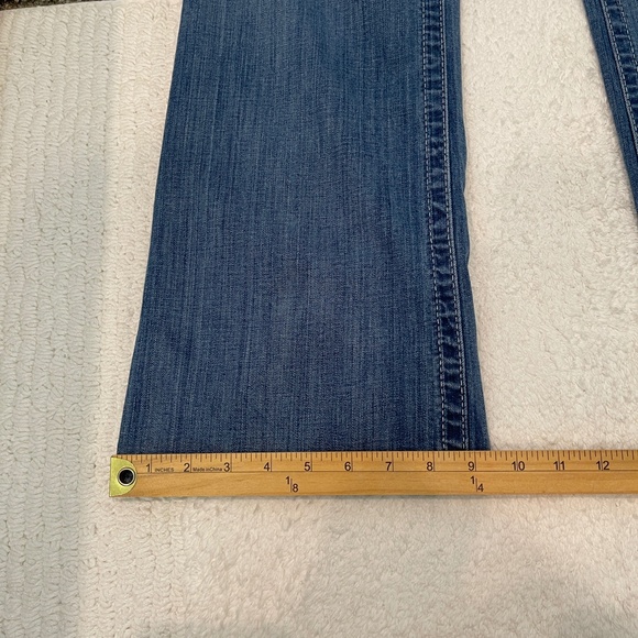 Harley Davidson Blue Jeans Women's 16 Bootcut Embroidered Studded - Picture 14 of 14